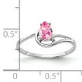 thumbnail image 2 of Primal Gold 14 Karat White Gold 6x4mm Pear Pink Tourmaline Ring, 2 of 4