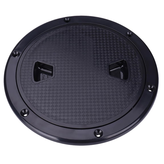 NEW Marine Boat RV Black 6" Access Cover Lid Deck Plate