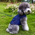 thumbnail image 2 of Wisremt Small Dog Cat Denim Vest Jacket Harness, Puppy Harness Leash Set,Easy on And Off, 2 of 6