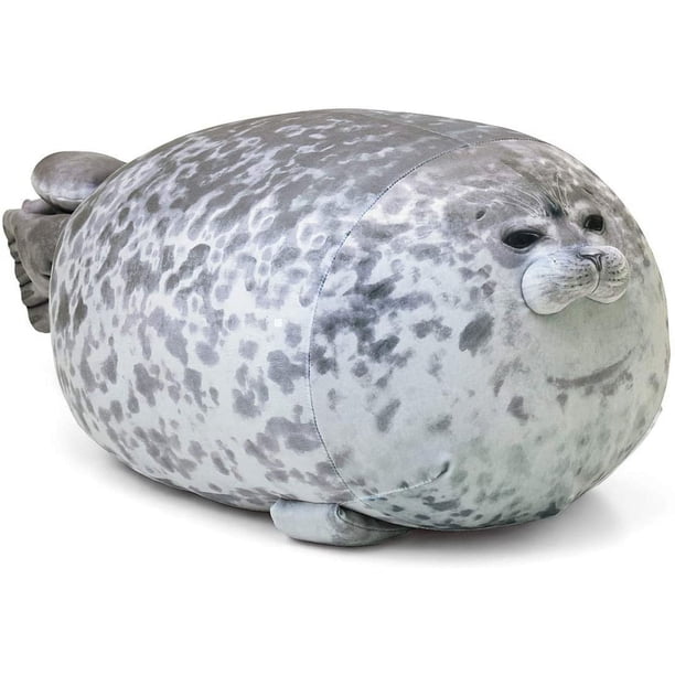 RV Almohada de felpa para abrazar, cojín suave y cómodo para niños, juguete, animales de peluche, foca de felpa, almohada de foca, felpa de algodón suave, 30cm oso de fresa Electrónica