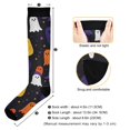 thumbnail image 3 of FORMRS Womens Knee High Socks Casual Long Thick Travel Daily Wear, 1 Pair, Halloween Colorful Ghosts, 3 of 6
