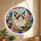 thumbnail image 5 of Acrylic Puzzles Suncatcher Window Hanging 83 Pieces Stained Glass Acrylic Puzzle Song Decoration For Women Men Mom Birthday Home Decor, 5 of 9