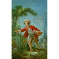 thumbnail image 2 of Jean-Honoré Fragonard 16x24 Gold Ornate Framed and Double Matted Museum Art Print Titled - The Gardener (Between 1754 and 1755), 2 of 4