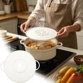 thumbnail image 1 of Outdor Silicone Splatter Screen For Frying Pan Guard Non Stick Splatters Use Grease Splatter Guard Heat Trivet Mat Dishwasher, 1 of 6