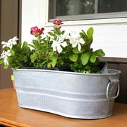 Behrens 1-OV Wash Tub, 7.5 gal Capacity, Steel Galvanized