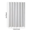 thumbnail image 3 of Ctnporpo White Shower Curtain Shower Curtain Plain Thick Curtain Hotel Solid Color Shower Curtain Bath Towels Bath Mats, 3 of 8