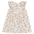 thumbnail image 3 of Cudlie Baby Girls’ 2-Pack Cotton Dresses – Charming and Adorable Prints, Sizes 0-3M to 24M, 3 of 7