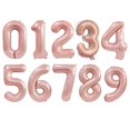 thumbnail image 3 of NUEVOS globos de aluminio con forma de número digital de 40 pulgadas de gran tamaño en oro rosa y plata para decoración de fiestas de cumpleaños de niños y adultos, 3 of 5