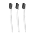 thumbnail image 1 of Cepillo de cobre Cepillo de dientes lavable Mini Cepillo de agarre Resuable Exfoliante de limpieza firme, Plata, 3 piezas Speravity EL000071-03B, 1 of 2