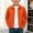 Orange, variant on ATORRE Weatherproof Jacket for Boys Girls Fall Solid Color Casual Lightweight Long Sleeve Turn-Down Collar Soft Shell Outdoor Hooded Cardigan Jackets Blue 7-8 Years