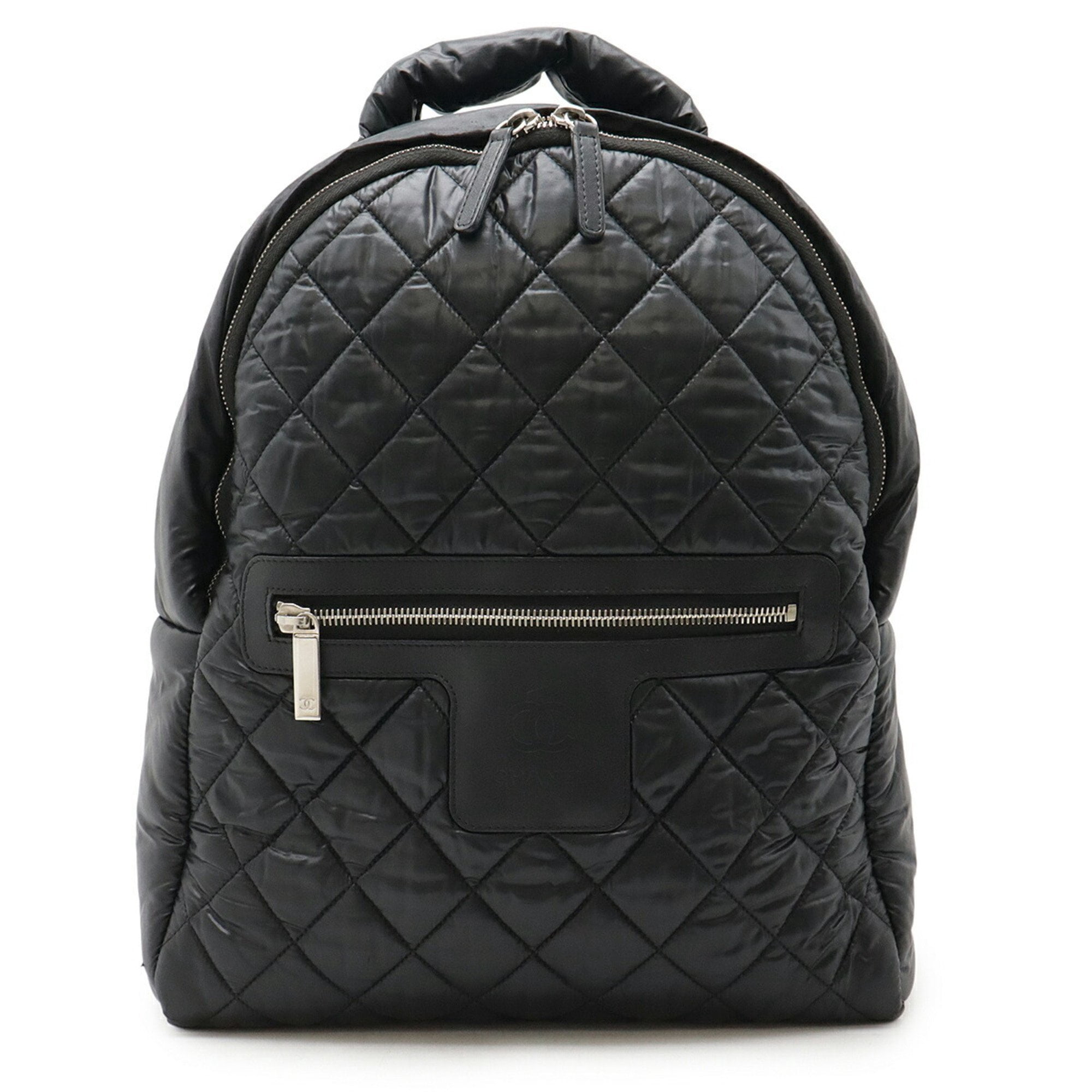 Chanel CHANEL Backpack Rucksack/Daypack Sports Line Coco Mark Canvas Black/Silve Chanel Grey Canvas Deauville Backpack Chanel | TLC main image 4
