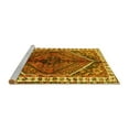thumbnail image 2 of Ahgly Company Machine Washable Indoor Rectangle Persian Yellow Traditional Area Rugs, 7' x 10', 2 of 4