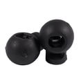 thumbnail image 2 of 600 Piece Cord Stopper DIY Black Plastic Connector Cord Lock Stopper Switch Cover, 2 of 7