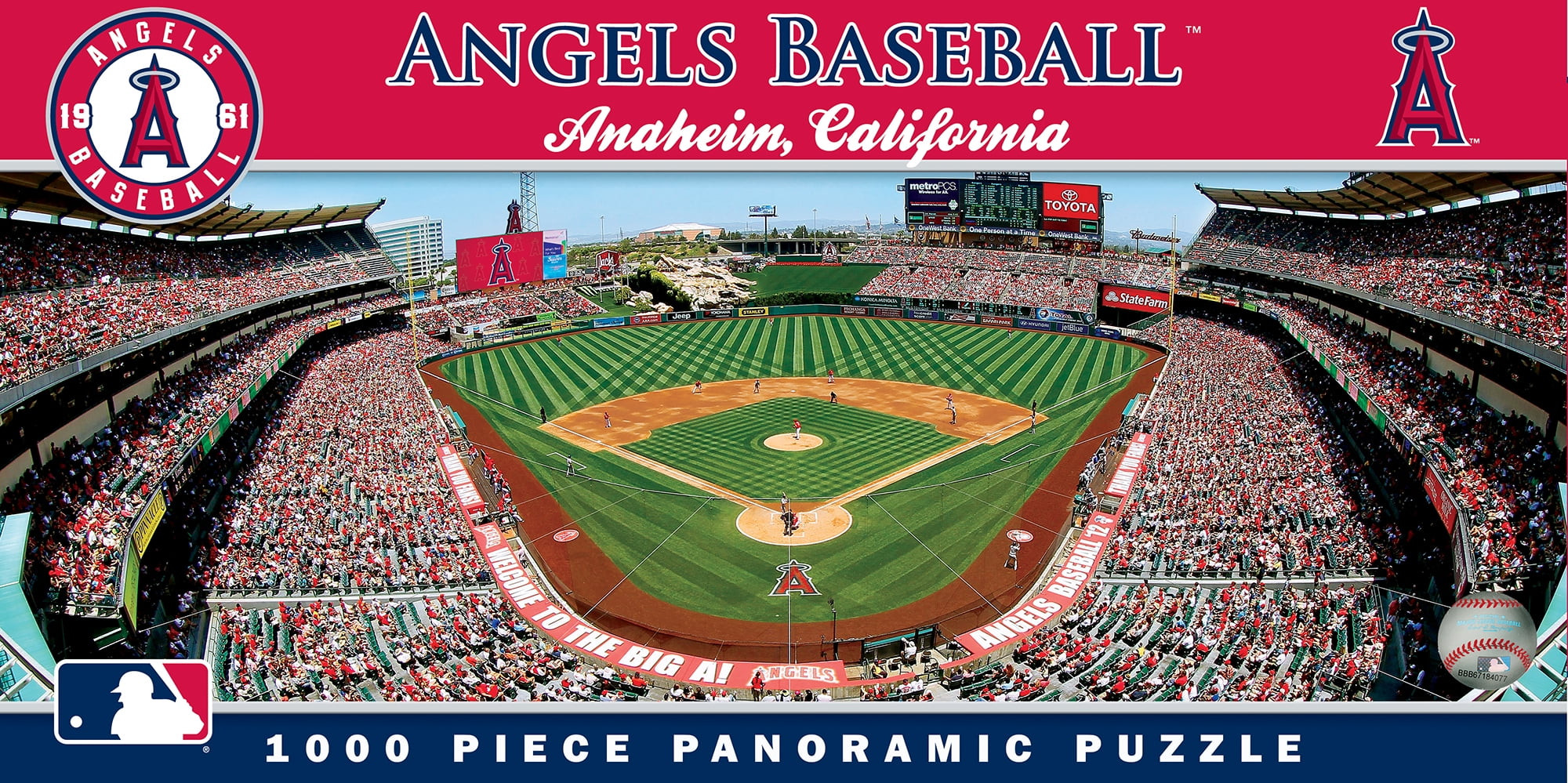 MasterPieces MLB New York Yankees Stadium Panoramic Jigsaw Puzzle,  1000-Piece, One Size (91339)
