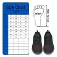 thumbnail image 5 of hecodi Men Running Shoes Wide Male Casual Sneakers Black/Red 7.5 Wide, 5 of 9