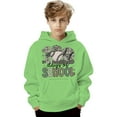 thumbnail image 4 of 100 Days of School Hoodie for Kids Boys Girls - Letter Graphic Long Sleeve Preppy Back to School Sweatshirt, 4 of 4