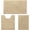 Beige-beige-17"x24"+20"x32"+U Shape 20"x24", variant on Bath Rugs Blue-atlantic Blue, 17"x24"+20"x32"+U Shape 20"x24"