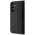 thumbnail image 3 of Extra Series Essential Leather Wallet Stand Case for Samsung Galaxy A15 5G - Black, 3 of 11