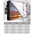 thumbnail image 7 of Outdoor TV Cover 48 to 50 Inch Weatherproof, 4th of July Waterproof TV Screen Protector for Outside Decor with Zipper and Pocket 48"L x 30"H , Patriotic Memorial Day Red Blue Stripes Stars, 7 of 7