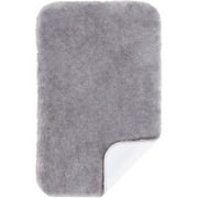 Canopy Essential Soft Bath Rug, Silver