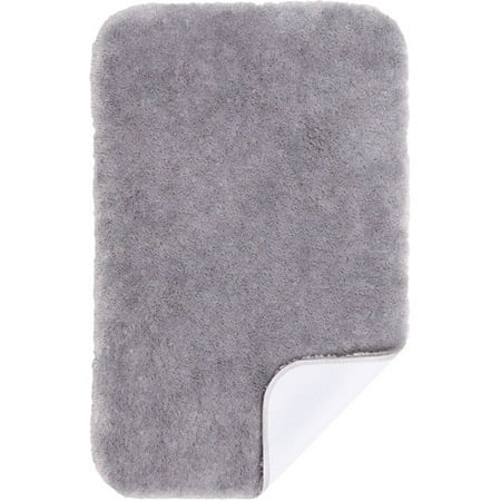Canopy Essential Soft Bath Rug, Silver