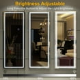 thumbnail image 4 of Full Length Mirror with Lights,Floor Mirror, Standing Lighted Mirror, Full Body Mirror with Aluminum Frame3 Color 60"X 20", 4 of 9