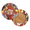 thumbnail image 2 of Chririnla Washable Round Bar Stool Covers for Restaurant Dining Room, Polyester Circle Bar Round Stool Covers with Stretch, 2 of 6