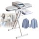 thumbnail image 1 of Electronic Steam Iron Press, 1800W Steam Press 800 * 310 mm de 50 kg de presión, 38 Jet Stream gran prensa de hierro de vapor con soporte para negocios en casa, 1 of 5