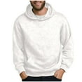 thumbnail image 3 of Horkkom Mens Hoodies Pullover Sparkly Tops Sequin Long Sleeve Pullover Sweatshirt with Pocket Hood S, 3 of 7