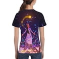 thumbnail image 4 of Kids 3D Graphic Wis-h T-Shirts, Novelty Shirts Crewneck Short Sleeve Tees for Youth Boys Girls, 4 of 8