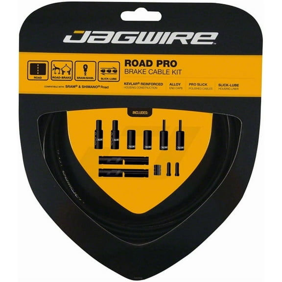 Jagwire Pro Brake Cable Kit Road SRAM Shimano Teflon Coated Uncoated Cables