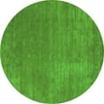 thumbnail image 1 of Ahgly Company Indoor Round Abstract Green Contemporary Area Rugs, 7' Round, 1 of 1