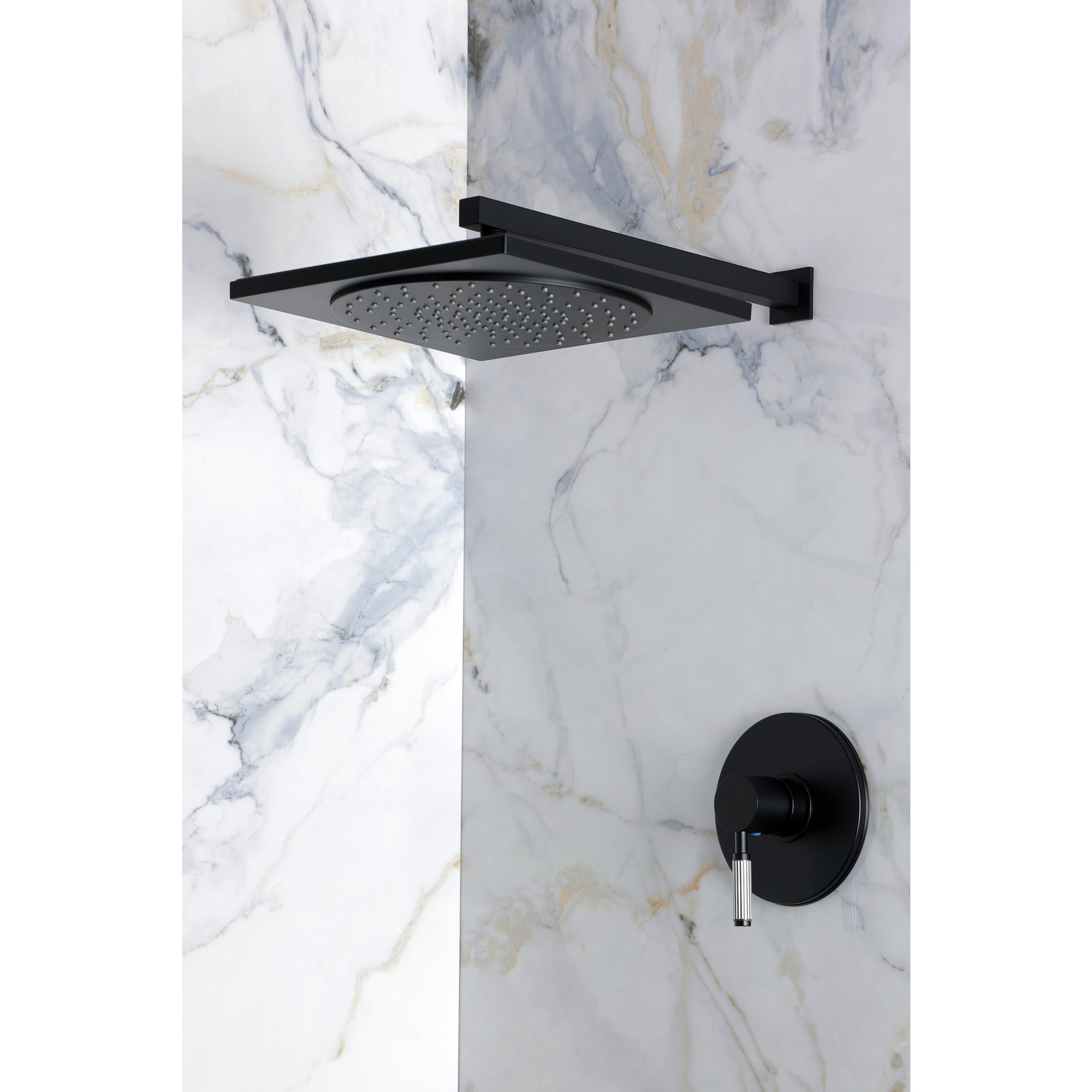 Kingston Brass KB8330KPSSO Verona Single-Handle Pressure Balanced Shower Faucet, Matte Black