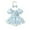 a-Blue25291, variant on Baby Girls Easter Jumpsuit Bunny Print Short Sleeve Romper Dress With Smocked Bodice Ruffled Skirt Matching Bow Headband Set For Holiday Daily Wear