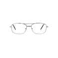 thumbnail image 2 of Mens Metal Rim Classic Rectangular Bifocal Reading Eye Glasses Silver 1.5, 2 of 4