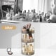 thumbnail image 5 of Organizador de maquillaje Asayuee 360, giratorio, 3 niveles, gris, 5 of 5