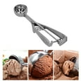 thumbnail image 2 of Stainless Steel Ice Cream Spoon MultiPurpose Ice Cream Scoop Melon Baller Kitchen Tool(S ), 2 of 5
