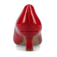 thumbnail image 3 of Journee Womens Pammie Slip On Pointed Toe Kitten Heel Pumps, Widths Available, 3 of 9