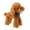 Brown, variant on High Poodle Plush Toy, Lifelike Realistic Stuffed Animal Dog with Soft Short Plush, 25cm Cute Stuffed Doll Chirstmas Gift for Kids Girls Friends, Multiple Colors Available(White)