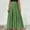 Green, variant on Holidaya Solid Color Front Button Skirt Maxi Vacation Beach Outfits Women Denim Mini Skirt Daybed Skirt Long Skirt with Slit Table Skirt Clips Women's Day & Work Skirts Midi Skirt with Slit High Slit