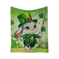 thumbnail image 1 of Rbaofujie Toddler Blanket St. Patrick'S Day Series Flannel Blanket Home Office Nap Blanket Living Room Sofa and Spring Flannel Blanket Christmas Throw Blanket, 1 of 5