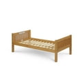 thumbnail image 5 of Camaflexi Twin Size Platform Bed with Twin Trundle - Mission Headboard - Natural Finish, 5 of 5