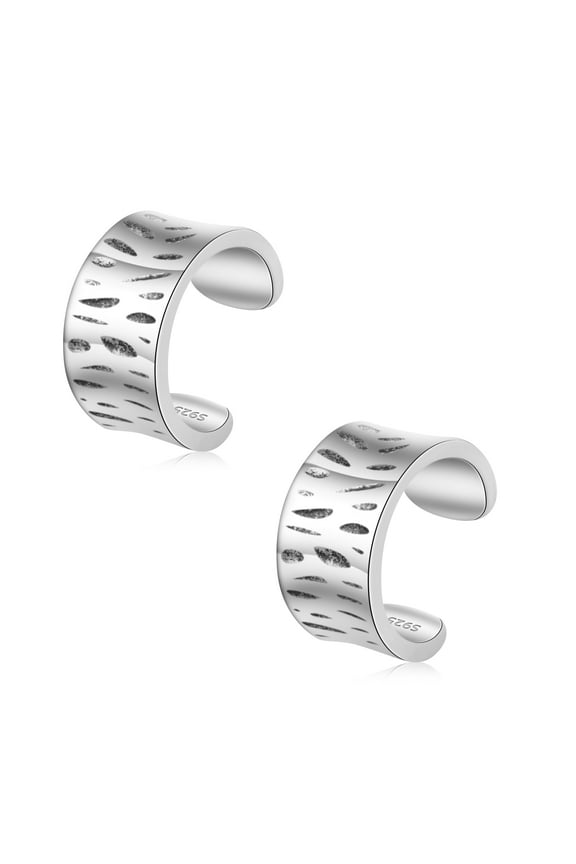 Ear Cuff 925 Sterling Silver Ear Cuffs Non Piercing Men Ear Cuff Silver Clip on Cartilage Earrings for Women