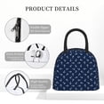 thumbnail image 4 of Balery Nautical Themed Simple Anchors Bolsa de Almuerzo para Mujeres, Caja de Almuerzo, Bolsa de Almuerzo Pequeña Impermeable, Tote de Almuerzo Reutilizable con Gran Capacidad, 4 of 6