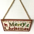 thumbnail image 3 of Merry Christmas Wall Door Hanging Plaque Sign Decoration  Party Accessory, 3 of 7