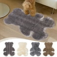 thumbnail image 2 of Lilixerw Small Bear Shaggy Rug,Soft Faux Sheepskin Fur Rug Cute Plush Carpet for Bedroom Room Living Room Floor Home Decor, 2 of 6