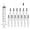 White-3ml, variant on Gufastore 30 Pack 20ml Plastic Syringe for Scientific Labs, Measuring Liquids, Feeding Pets, Oil or Glue Applicator