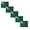 Green*5PCS, variant on Herringbone Peel and Stick Backsplash, 11.4”×9” Stick on Wall Tiles, Self Adhesive Tile Sticker for Kitchen Backsplash and Bathroom, Green