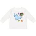 thumbnail image 3 of Inktastic Teacher Shark with School of Fish Boys or Girls Long Sleeve Toddler T-Shirt, 3 of 5