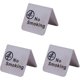 thumbnail image 1 of 3pcs No Smoking Signs Metal No Smoking or Table Sign Warning Sign for Restaurant Office Non-Smoking Desk Logo Indicator, 1 of 5